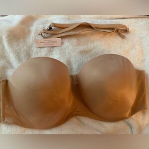 NWT Victoria's Secret Tan Strapless Bra